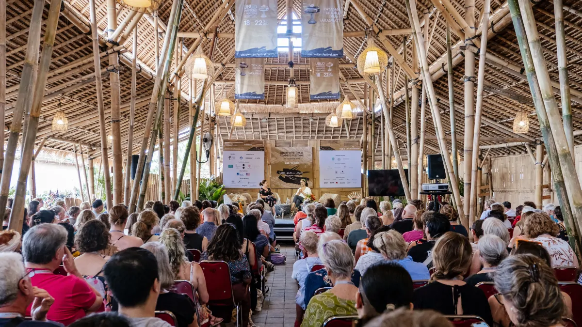 Ubud Writers and Readers Festival panel discussion Bali literary event 2026
