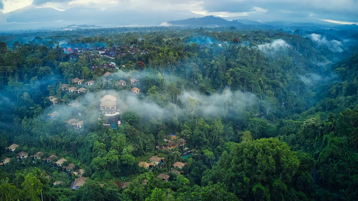 Ubud rainforest valley Bali immersive environment luxury travel experience nature