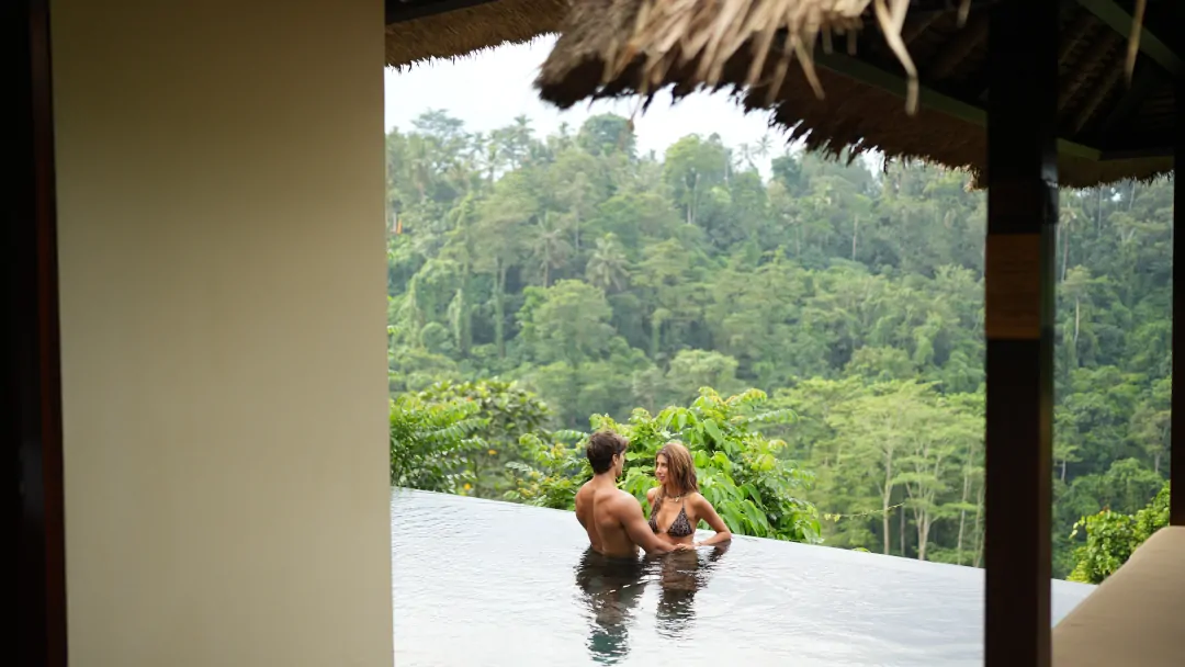 Luxury escape Ubud private retreat Bali rainforest